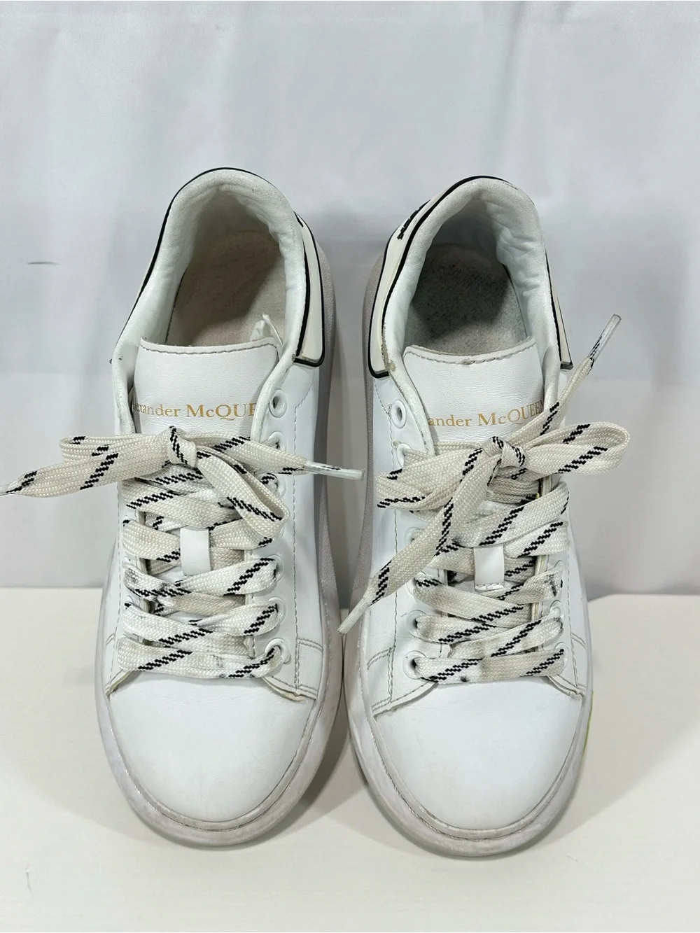 #337 Alexander McQueen Sneakers Women’s Size 6 US Oversized Low Top White